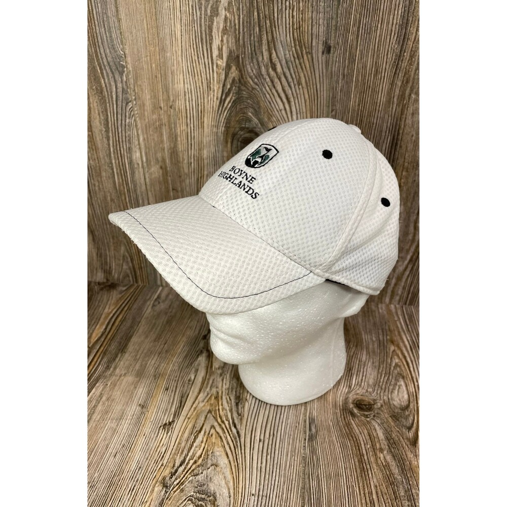 Pukka Headwear Men's Flexible Fit Baseball Cap White L/XL Boyne Highlands